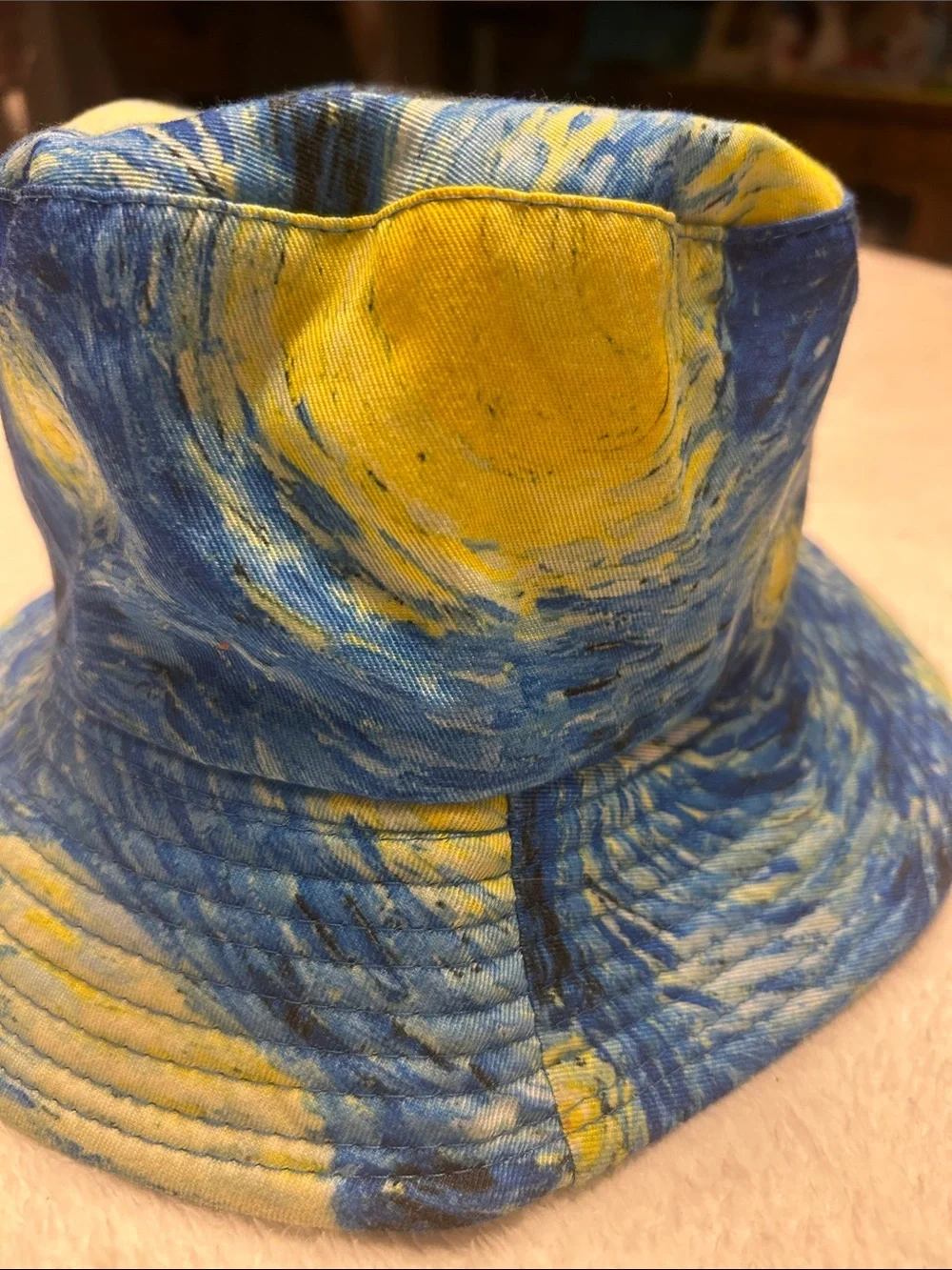 Adult Van Gogh Art Print Bucket Hat